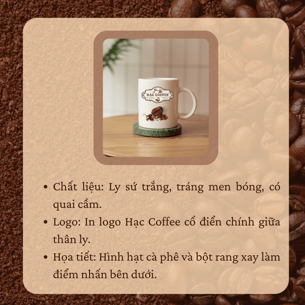 ly sứ trắng hạc coffee ly sứ trắng hạc coffee
