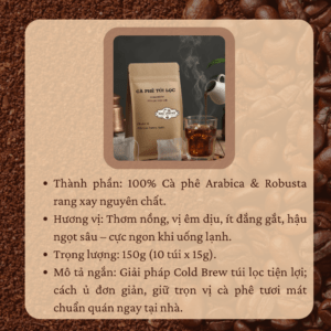 cà phê túi lọc cold brew